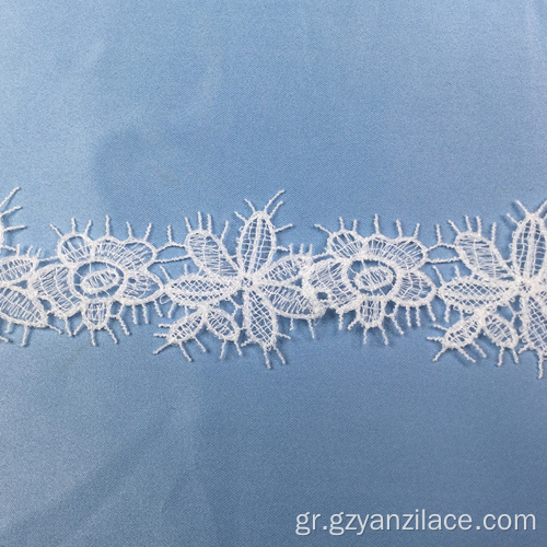 Λευκή Cluny Μοντέρνα Lace Trim